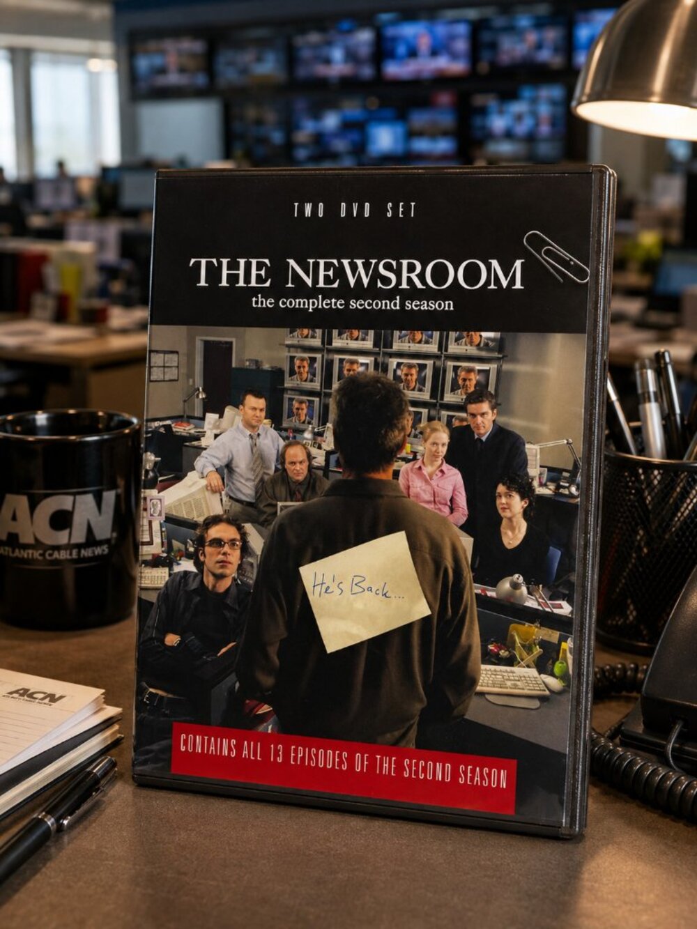 The Newsroom Complete Second Season 2 (2-DVD Set, Region 0) Very Good condition!